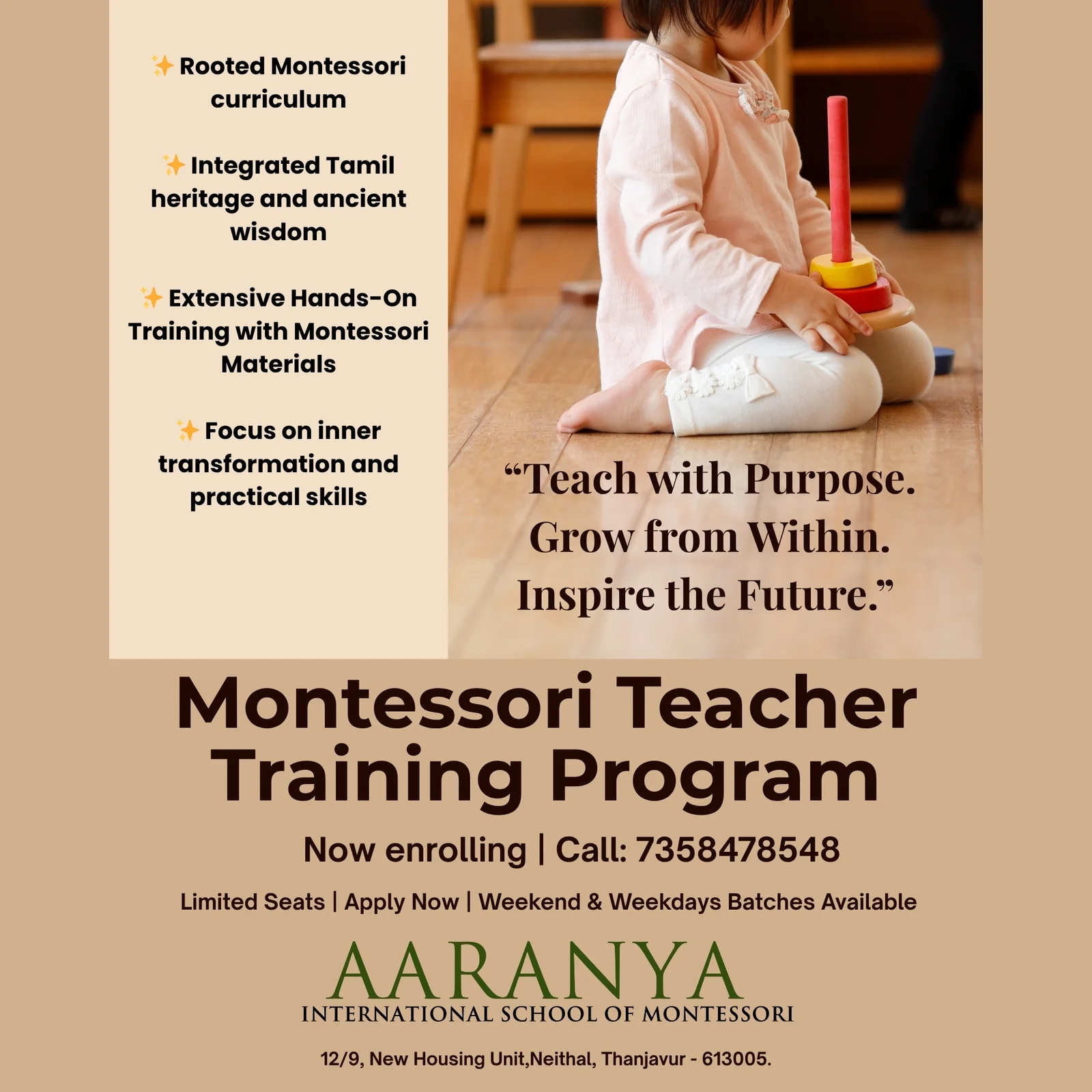 Montessori Teacher Training Program